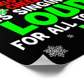 Elf Xmas The Way To Spread Christmas Cheer Men Wom Poster (Ecke)