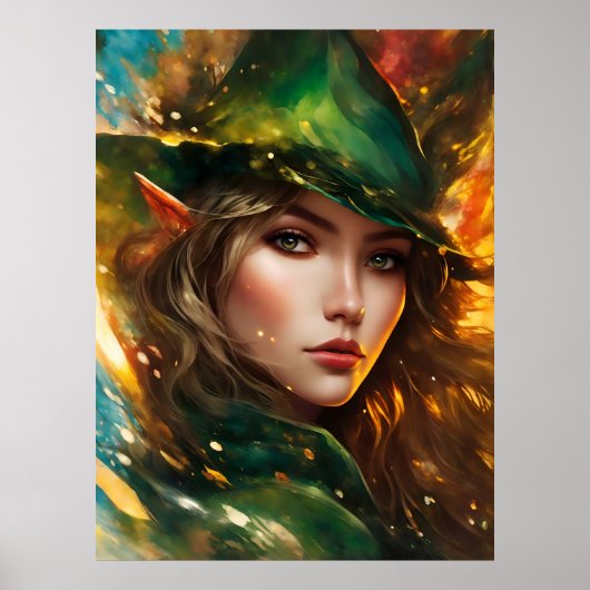 Elf Zauberer Poster (Vorne)