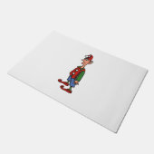 Elf zur Aufmerksamkeit Türmchen Fußmatte (Schrägansicht)