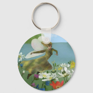 Elfe am Waldsee Schlüsselanhänger