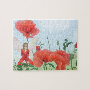 Elfe im Mohn Puzzle
