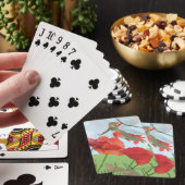 Elfe mit Mohn spielkarten (In Situ)