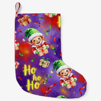 Elfen mit Geschenken, Autorin Natasha Us Kleiner Weihnachtsstrumpf