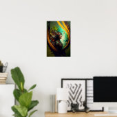 Elfen-Ranger-Fantasy-Poster | D&D-Kunst 3 Poster (Heimbüro)