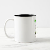 Elfen Regel! Zweifarbige Tasse (Links)