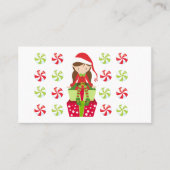 Elfen sind US Weibliche Elf w Candies Visitenkarte (Vorderseite)