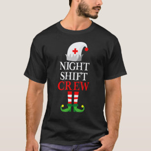 Elfen Still-Shirt Frauen, Weihnachten Krankenschwe T-Shirt