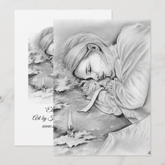 Elfen-Träume Postkarte (Vorne/Hinten)