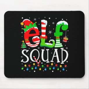 Elfen-Trupp Lustige Elf-Familie Weihnachten passen Mousepad