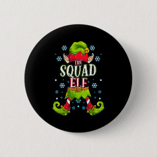 Elfen-Trupp passende Familengruppe Weihnachtsfeier Button