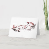 Elfen, unartig, Schulpic, Schnee Weihnachtskarte Feiertagskarte (Rückseite)