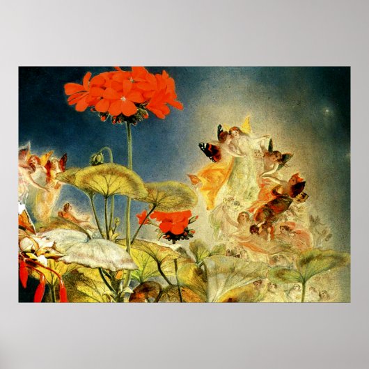 Elfen und Fairies, ein Sommernachtstraum Poster (Vorne)