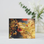 Elfen und Fairies, ein Sommernachtstraum Postkarte (Stehend Vorderseite)