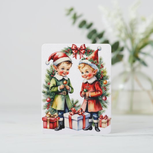 Elfen Weihnachten (Stehend Vorderseite)