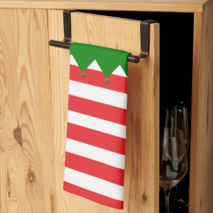 Elfen-Weihnachten Geschirrtuch