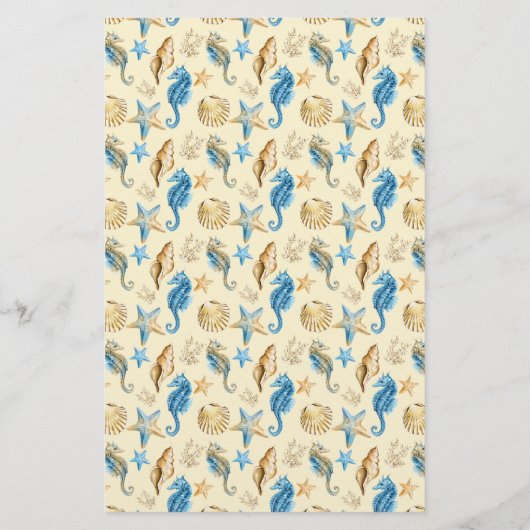 Elfenbein & Blue Starfish Muscheln Artisan Soap Wr (Rückseite)