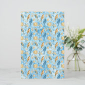 Elfenbein & Blue Starfish Muscheln Artisan Soap Wr (Stehend Vorderseite)