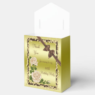 Elfenbein-Blüte, Bögen u. Diamanten 80. Geschenkschachtel