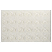 Elfenbein-Byzantinische Vögel Stoff (Yard (91,4 cm))
