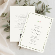 Elfenbein | Chic & Whimsical Florale Hochzeits-Ein
