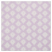 Elfenbein Damast auf Helllila Stoff (Muster)