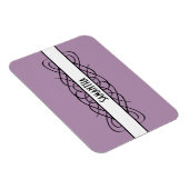 Elfenbein Deko Blühe Premium Magnet (Rechte Seite)