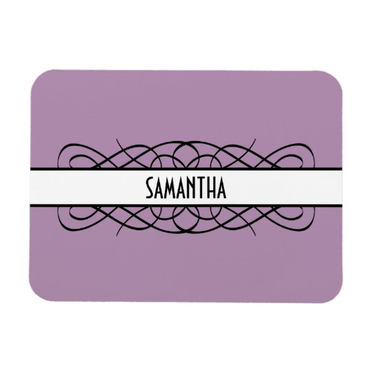 Elfenbein Deko Blühe Premium Magnet (Horizontal)