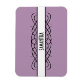 Elfenbein Deko Blühe Premium Magnet (Vertikal)