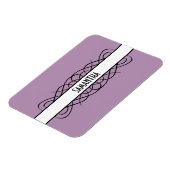 Elfenbein Deko Blühe Premium Magnet (Linke Seite)