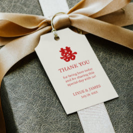 Elfenbein Double Happiness Chinesische Kalligraphi Geschenkanhänger