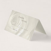 Elfenbein einfach, eleganter Hochzeitstisch (Vorderseite)