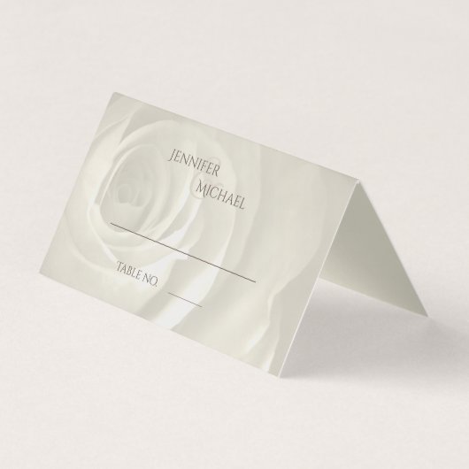 Elfenbein einfach, eleganter Hochzeitstisch (Rückseite)