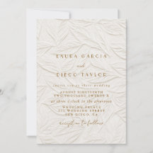 Elfenbein elegante Hochzeit