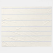 Elfenbein Fleecedecke (Vorderseite (Horizontal))