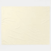Elfenbein Fleecedecke (Vorderseite (Horizontal))