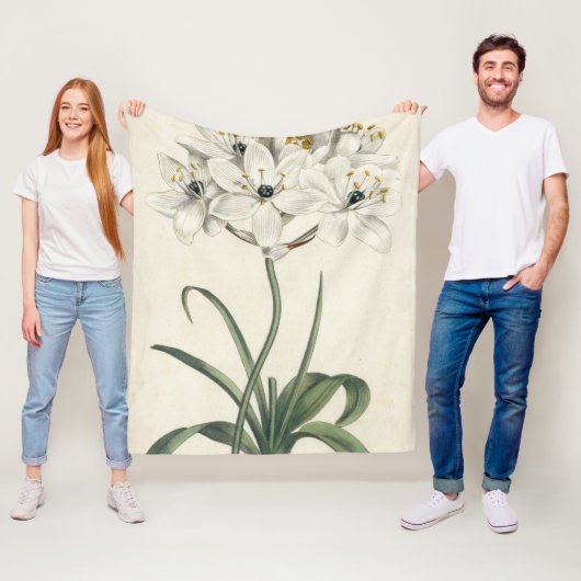 Elfenbein-Garten Fleecedecke (Beispiel)