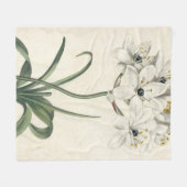 Elfenbein-Garten Fleecedecke (Vorderseite (Horizontal))