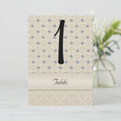 Elfenbein-gequilted Bling Posh Wedding Response Ca Einladung (Stehend Vorderseite)