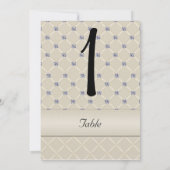 Elfenbein-gequilted Bling Posh Wedding Response Ca Einladung (Rückseite)