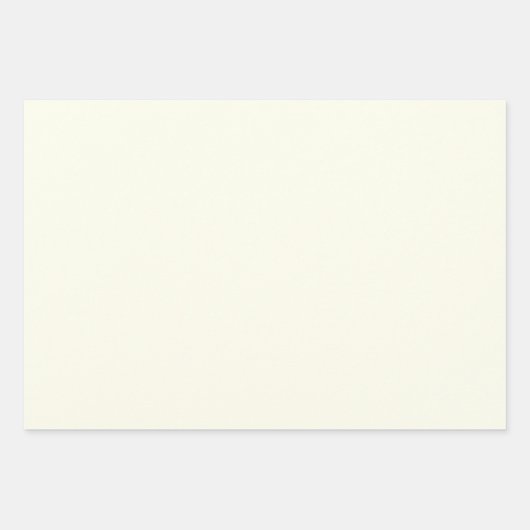 Elfenbein Geschenkpapier Set (Vorderseite 3)