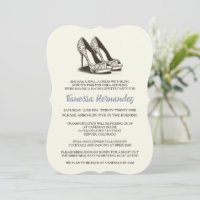 Elfenbein Glamour Schuhe Junggesellinnenabschied