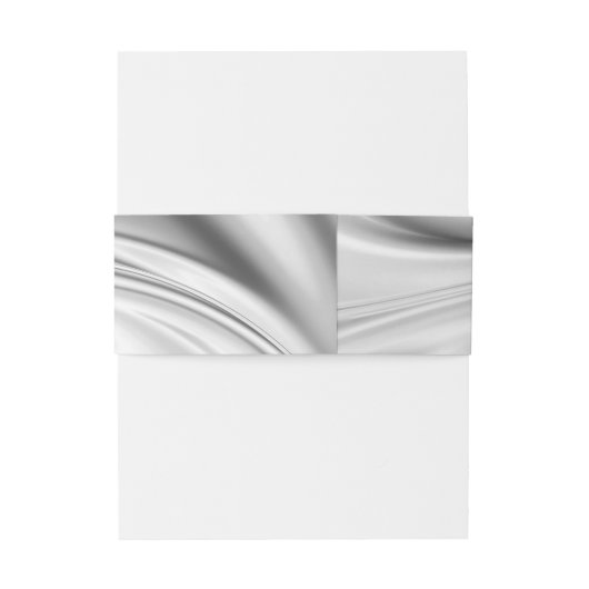 Elfenbein, Green, Gold, Blue Silk & Pearls Bauchba Einladungsbanderole (Rückseitenbeispiel)