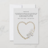 Elfenbein, Grün, Blau, Gold, Seide und Hochzeit Da RSVP Karte (Rückseite)