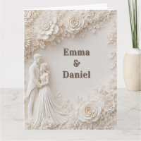 🤍 Elfenbein Hochzeit Blumen Silhouette Rahmen🤍