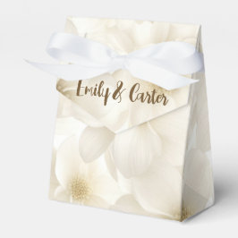 Elfenbein-Hochzeitsplanung für Blume Geschenkschachtel