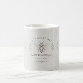 Elfenbein-Honigbiene Französisches Landhaus-Stil V Kaffeetasse