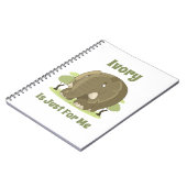 Elfenbein ist für mich Spiral Foto Notebook Notizblock (Linke Seite)