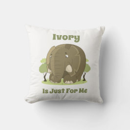 Elfenbein ist nur für mich kissen