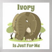 Elfenbein ist nur für mich poster (Vorne)