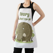 Elfenbein ist nur für mich schürze (InSitu)